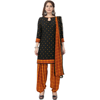 crepe dress material