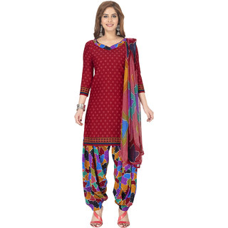 crepe dress material
