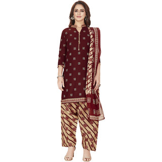 crepe dress material