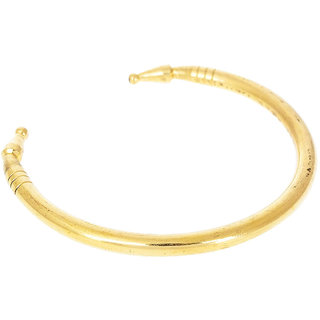 kesar zems gold plated cuff bracelet b for unisex size2 5 inche golden 