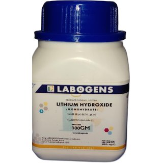LITHIUM HYDROXIDE (monohydrate) 100GM