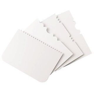 sell net retail  Plastic Cake Scrapers Set for Icing, 4-Pieces, White - Cookware | Buy online on ZillyBuy