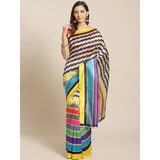 Sharda Creation Multicolour Mysore Silk Saree - Sarees | Buy online on ZillyBuy
