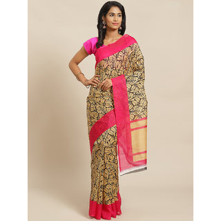 Sharda Creation Multicolour Bhagalpuri Silk Saree - Sarees | Buy online on ZillyBuy