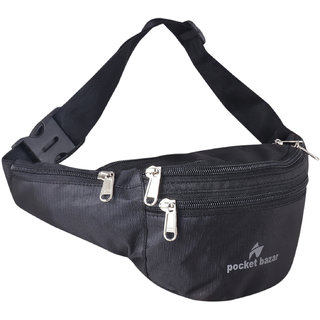 pocket bazar black waist bag waist bag black 