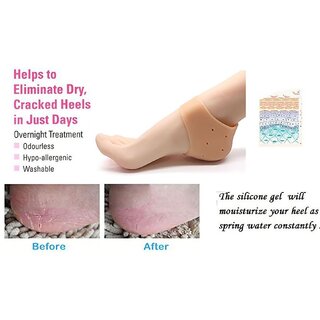 Eastern Club silicon anti crack heel pain relief moisturizing socks for Men and Women 1 Pair