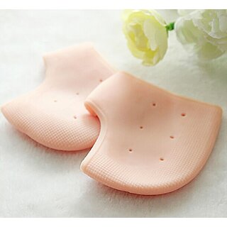 Eastern Club  Foot Silicone Heel Socks For Pedicure Against Cracking Chap Pain Protector Moisturizing 1 Pair - Socks | Buy online on ZillyBuy