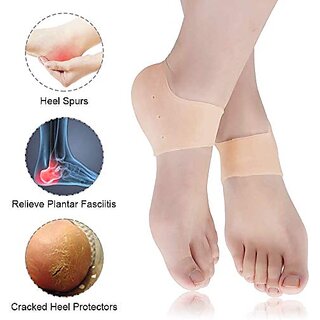 Eastern Club Anti Crack Silicon Gel Heel And Foot Protector Moisturizing Socks for Foot Care for Men And Women 1 Pair - Socks | Buy online on ZillyBuy