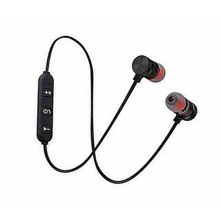 Lazywindow Sports Magnetic Wireless Bluetooth Earphone for Calling with Built-in Mic