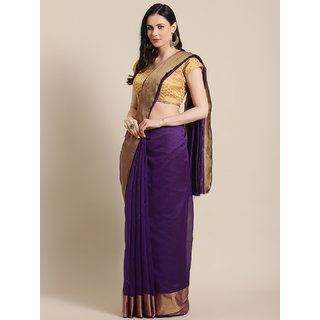Sharda Creation Women's Blue Washed With Blouse Saree - Sarees | Buy online on ZillyBuy