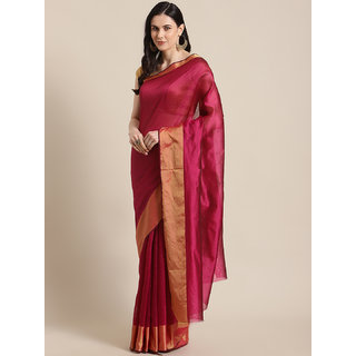 Sharda Creation Women's Pink Washed With Blouse Saree - Sarees | Buy online on ZillyBuy