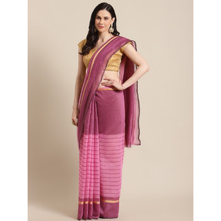 Sharda Creation Women's Magenta Washed With Blouse Saree - Sarees | Buy online on ZillyBuy
