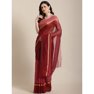 Sharda Creation Women's Pink Washed With Blouse Saree - Sarees | Buy online on ZillyBuy