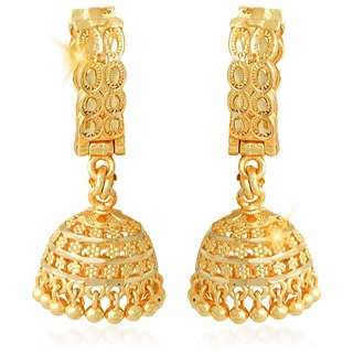 Tradtional 1gm jumkhi gold n micron plated - Earrings | Buy online on ZillyBuy