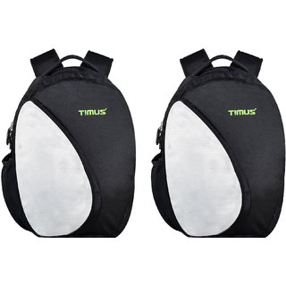 timus celebrity black black 18l set of 2 laptop backpack