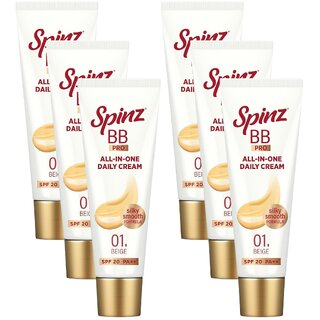 Spinz BB Fairness Cream - 29gm (Pack Of 6)