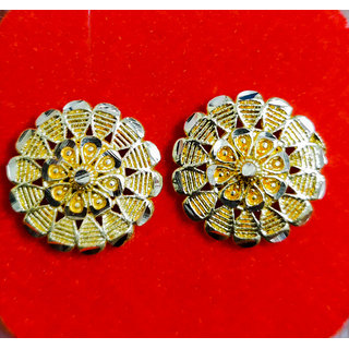 luv fashion Traditional 1gm stud gold n micron plated - Earrings | Buy online on ZillyBuy