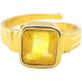 RS Jewellers Certified Emerald Panna 5.21 Carat Panchdhatu Gold Plating Astrological Ring for Men  Women