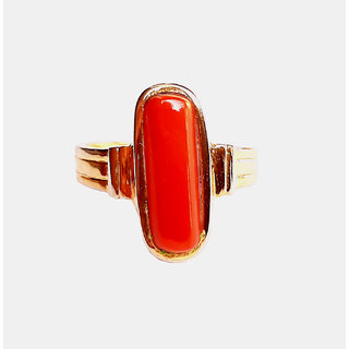 coral ring by rs jewellers