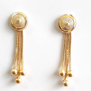 Traditional 1gm gold and micron plated  topps - Earrings | Buy online on ZillyBuy