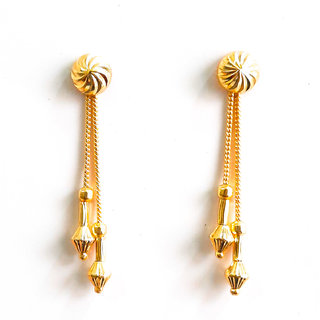 Traditional 1gm gold and micron plated  topps - Earrings | Buy online on ZillyBuy