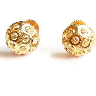 Traditional 1gm gold and micron plated  topps - Earrings | Buy online on ZillyBuy