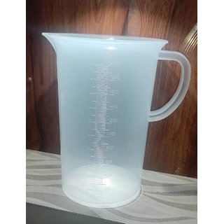 LABOGENS PLASTIC MEASURING JUG WITH HANDLE 2000ML (2LIT) PACK OF 1 (POLYLAB)