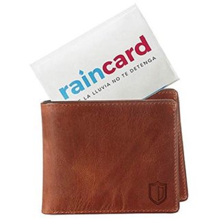 Rain Card Emergency Pocket Raincoat for Men Women blue