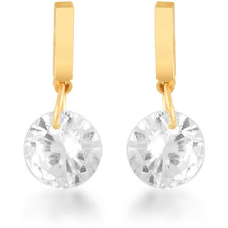 Vighnaharta Valentine Gift CZ Gold Plated alloy Drop Earring for Women and Girls - Earrings | Buy online on ZillyBuy