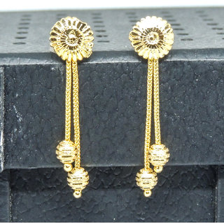 Traditional 1gm gold and micron plated  lined  topps - Earrings | Buy online on ZillyBuy
