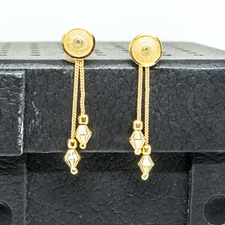 Traditional 1gm gold and micron plated lined topps - Earrings | Buy online on ZillyBuy