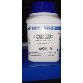 LABOGENS CITRIC ACID 500GM  monohydrate