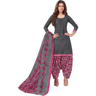 Women Shoppee's Colourful Cotton - Unstiched Dress Material