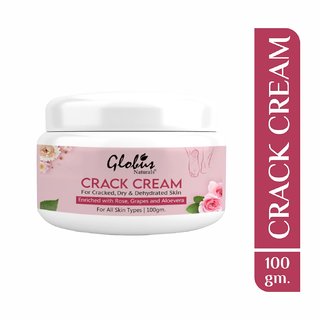 globus naturals crack cream rose 100 gm
