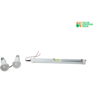 Solar Universe India DC LED Tubelight 6W 12V for DC Home Lighting Systems  12V Batteries - Set of Two Pieces