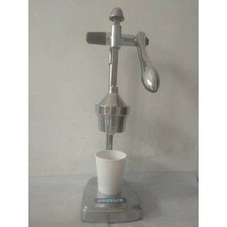 DUBBLIN HAND PRESS ALUMINIUM  JUICE MACHINE-SILVER CHROME