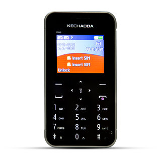 Kechaoda K66 Plus (Dual SIM, 1.8 Inch Display, 400 mAh Battery, Silver) - Mobile Phone | Buy online on ZillyBuy