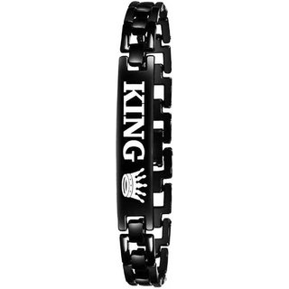 alloy mens kings bracelet