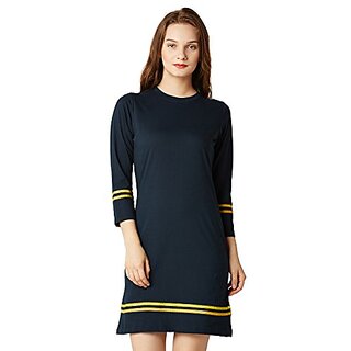 Sophisticated Women Miss Chase Womens Yellow Mini Shift Dress 2026 at ShopCircuit | ONDC