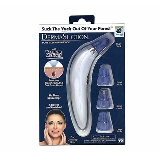 Derma Suction Electric Portable Blackhead Vacuum Pore Cleanser Vacuum Suction Face Cleaner Kit Device