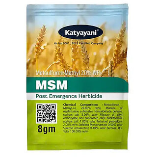 Katyayani Metsulfuron Methyl 20 WP Systemic Herbicide for Wheat broadleaf weeds