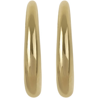 Plain Baali Hoop Earrings for Girls Brass Material Made in India Earrings for Women's Fashion Jewellery for Party - Earrings | Buy online on ZillyBuy