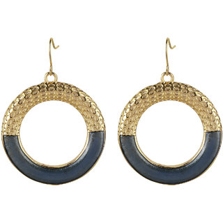 Round Ring Baali Earrings for Girls Daily Use Brass Material Earrings for Women's Fashion Jewellery for Party - Earrings | Buy online on ZillyBuy
