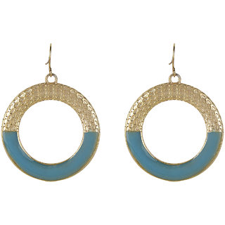 Round Ring Baali Earrings for Girls Daily Use Brass Material Earrings for Women's Fashion Jewellery for Party - Earrings | Buy online on ZillyBuy