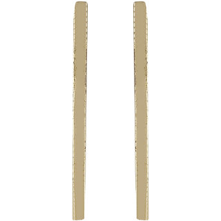 Rectangle Studds Earrings for Women's  Girls Earrings Color Golden Alloy Brass  Copper Material Earrings for Women's - Earrings | Buy online on ZillyBuy