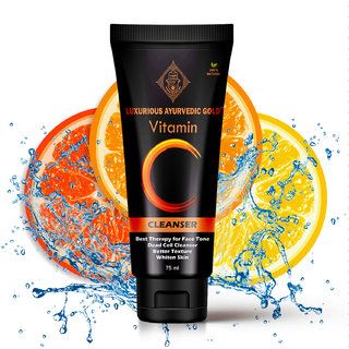 vitamin c cleanser for daily routine 75 ml