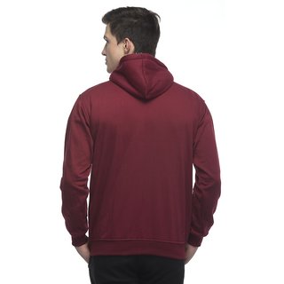 Trendy Kids Lambency Men Maroon Solid Long Sleeve Hooded Casual Sweatshirt 2026 at ShopCircuit |