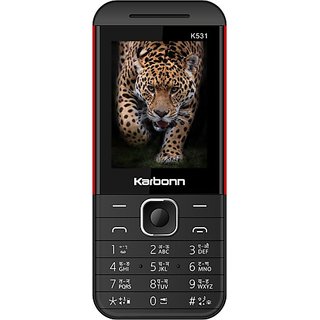 KARBONN K531(Black  Red) - Mobile Phone | Buy online on ZillyBuy