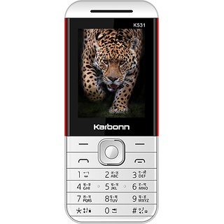 KARBONN K531(White, Red) - Mobile Phone | Buy online on ZillyBuy