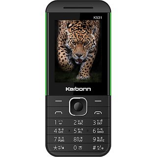 Karbonn K531 (Black  Green) - Mobile Phone | Buy online on ZillyBuy